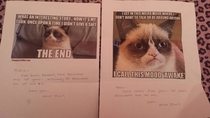 My aunt sent my sister and I memes in the mail