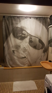 My best friend needed a new shower curtain - my pleasure 