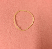 My bf gave me this rubber band to bend my hair I didnt realize it wasnt really a rubber band until the end of the day 