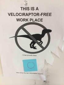 My boss just out this up next to the OSHA poster in our office