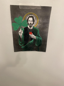 My boss updated this pic above our work toilet for the holidays