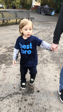 My boy saw a kid crying after he fell in a puddle so he decided to go jump in and fall on purpose to make him feel better