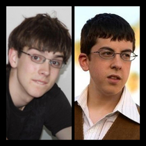 My boyfriend doesnt think he looked like McLovin as a kid