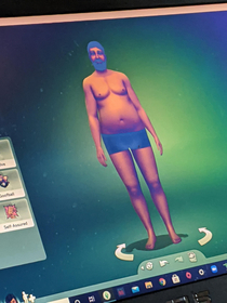 My boyfriends kids were making his Sims avatar and damn Kids are honest They gave him tits