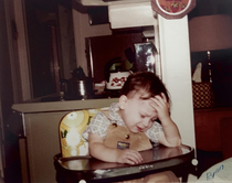 My brother as a toddler is realizing how much it all just fucking sucks