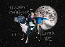 My brother asked me to make him another Christmas card