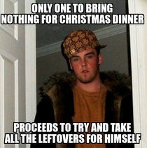 My brother in law does this every year This year we told him no he left early not saying a word