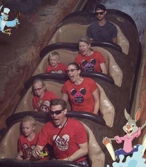 My brother rode Splash Mtn with a random family amp the photo turned out better than any photos of us all together 