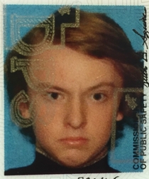 My Brothers drivers license picture looks like he is a movie villain