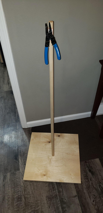 My buddy made me a stripper pole for my bachelor party