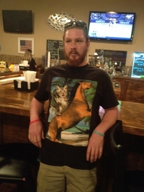 My buddy showed up to the bar last night wearing this