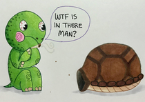 My cartoon Freddy the Drug Awareness Turtle