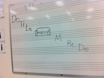 My choir director made a pun