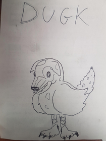 My co-worker draws hybrid animals and its kind of cool