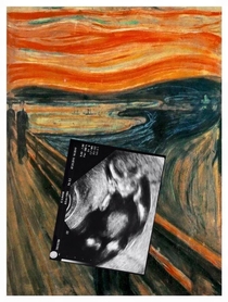 My colleague uploaded the first photo of his unborn child