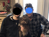 My dad his dog and I all share the same hair cut
