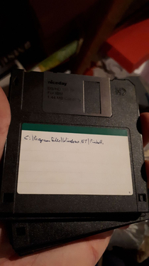 My dad kept only the most important of files