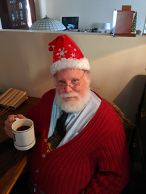 My Dad looks like Santas Accountant