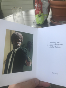 My dads Fathers Day card I hope he likes it