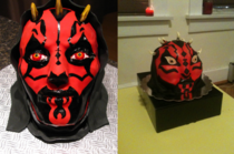 My Darth Maul birthday cake ate too much cake