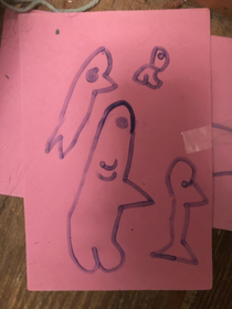 My daughter drew a shark