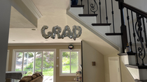 My daughter graduated so I got a balloon from the dollar store It was crap