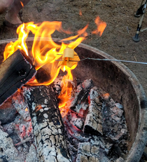 My Daughter Made Campfire Nachos
