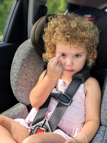 My daughter showing off her boo-boo from school - very punk rock Cora