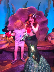 My Daughter Telling Ariel Youre my favorite bitch as she leaves her picture