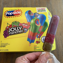My daughter was so confused She thought I gave her the wrong popsicle