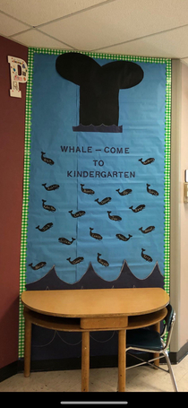 My daughters kindergarten welcome