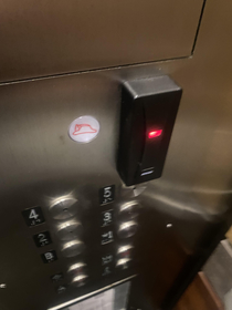 My fat ass thought this elevator had a Pizza Hut button