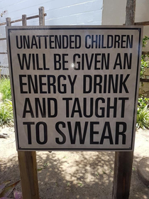 My father found this sign on vacation
