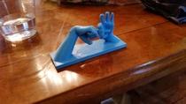 My father got a D printer and created this So proud