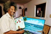My father is the Black Bob Ross
