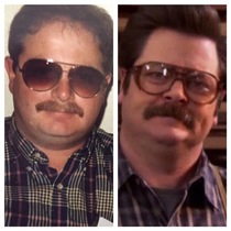 My father Ron Swanson