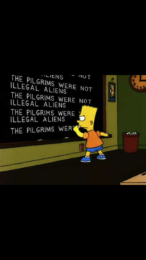 My favorite chalkboard scene from The Simpsons so far