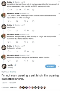 My favorite twitter conversation