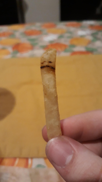My french fry seemed a bit under the weather