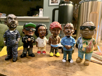 My friend bought Gangsta Rapper Sculpture Garden Homies Were calling them Gnomies