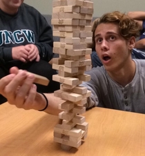 My friend could be the new face of Jenga