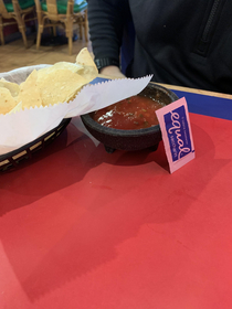 My friend every time we go out to a restaurant he has to add sweetener to his salsa He enjoys it Anyone else do this We poke at him every time he does this