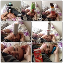 My friend is a heavy sleeper