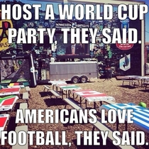 My friend is a videographer for a local news channel This is how many fcks Americans give about the World Cup