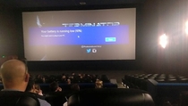 My friend just sent me this pic from the cinema