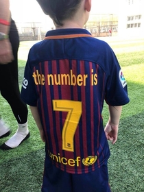 My friend living in China ordered a T-Shirt for his son He told them that the name is Simon and the number is 