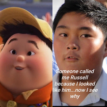 My friend looks like Russel from Up