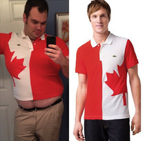 My friend ordered a Large T-shirt from Canada this is what he got