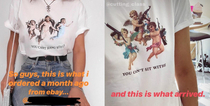 My friend ordered a tshirt online and Ive been crying with laughter for  days over the result
