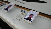 My friend told me a few weeks ago that he was gonna put his face on all the tech screens in all the local stores I didnt believe him until today when I stumbled upon these in our Walmart